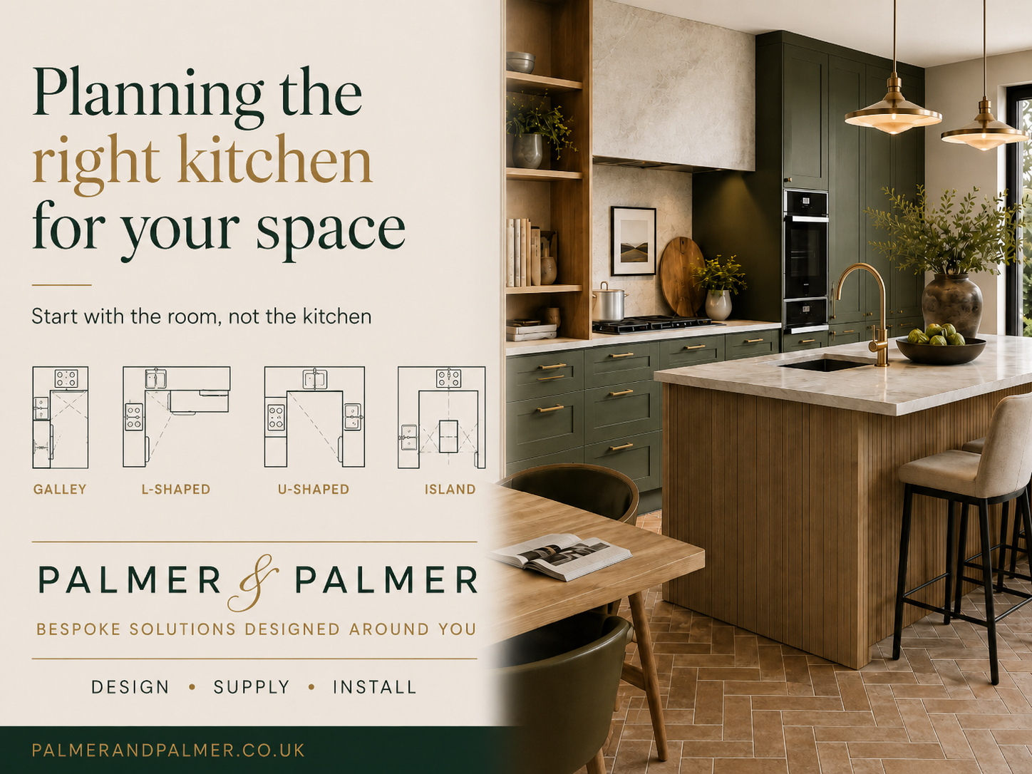 Planning the right kitchen for your space