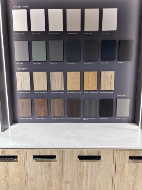 Wide range of finishes